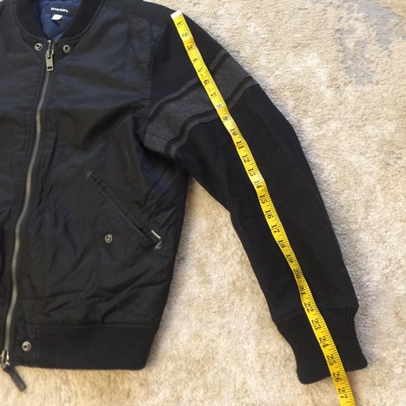Diesel Wool and Nylon Bomber jacket Sz M - Picture 6 of 10